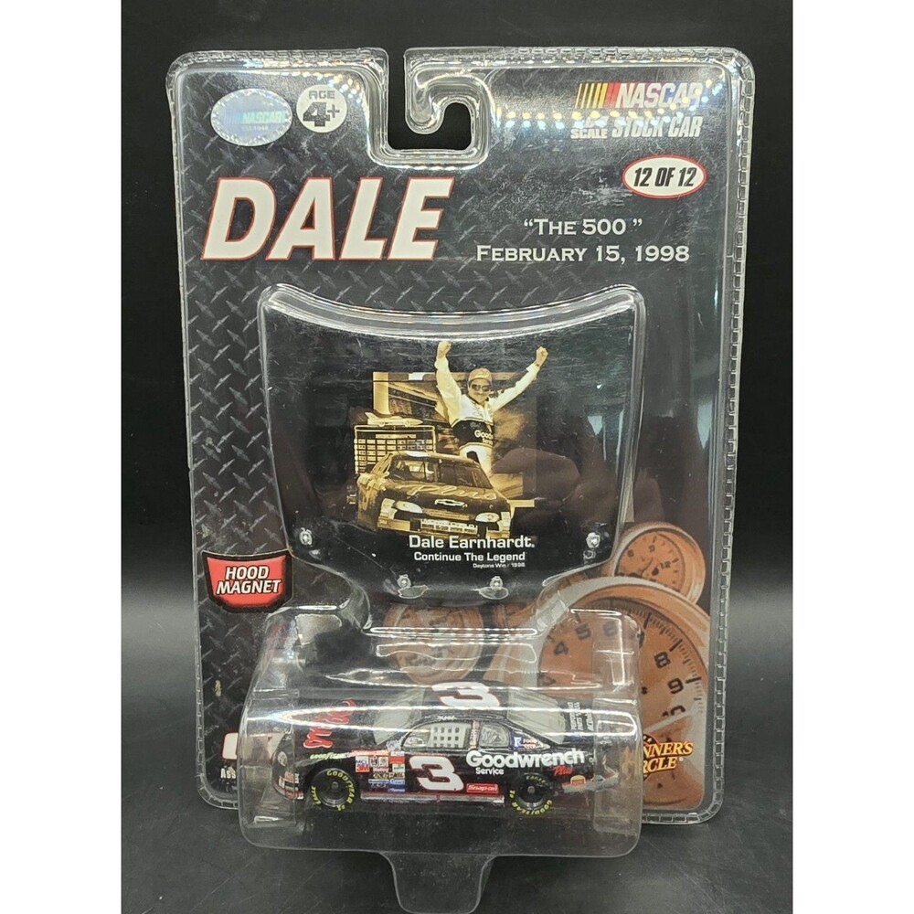 Winners Circle Dale Earnhardt 1:64 The 500 12 of 12 With Hood Magnet